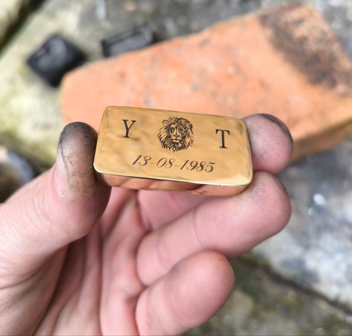 Lingot de 75g à personnaliser au laser ( avec image et texte à sélectionner )