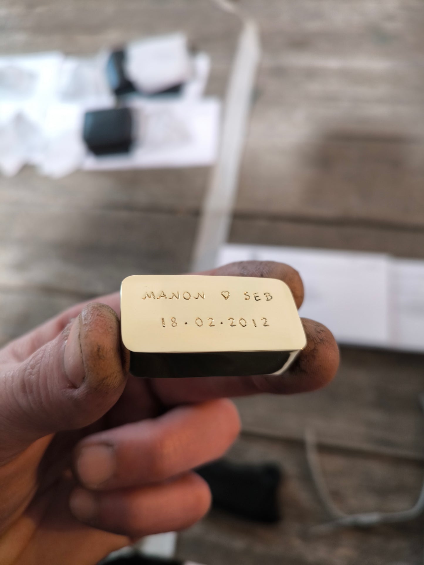 Le Lingot de 75 grammes en or nordique avec écrin cadre 3D