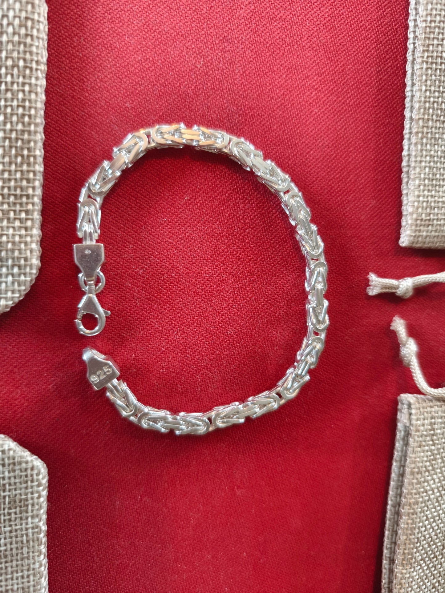 Bracelet argent 925/1000 maille royale