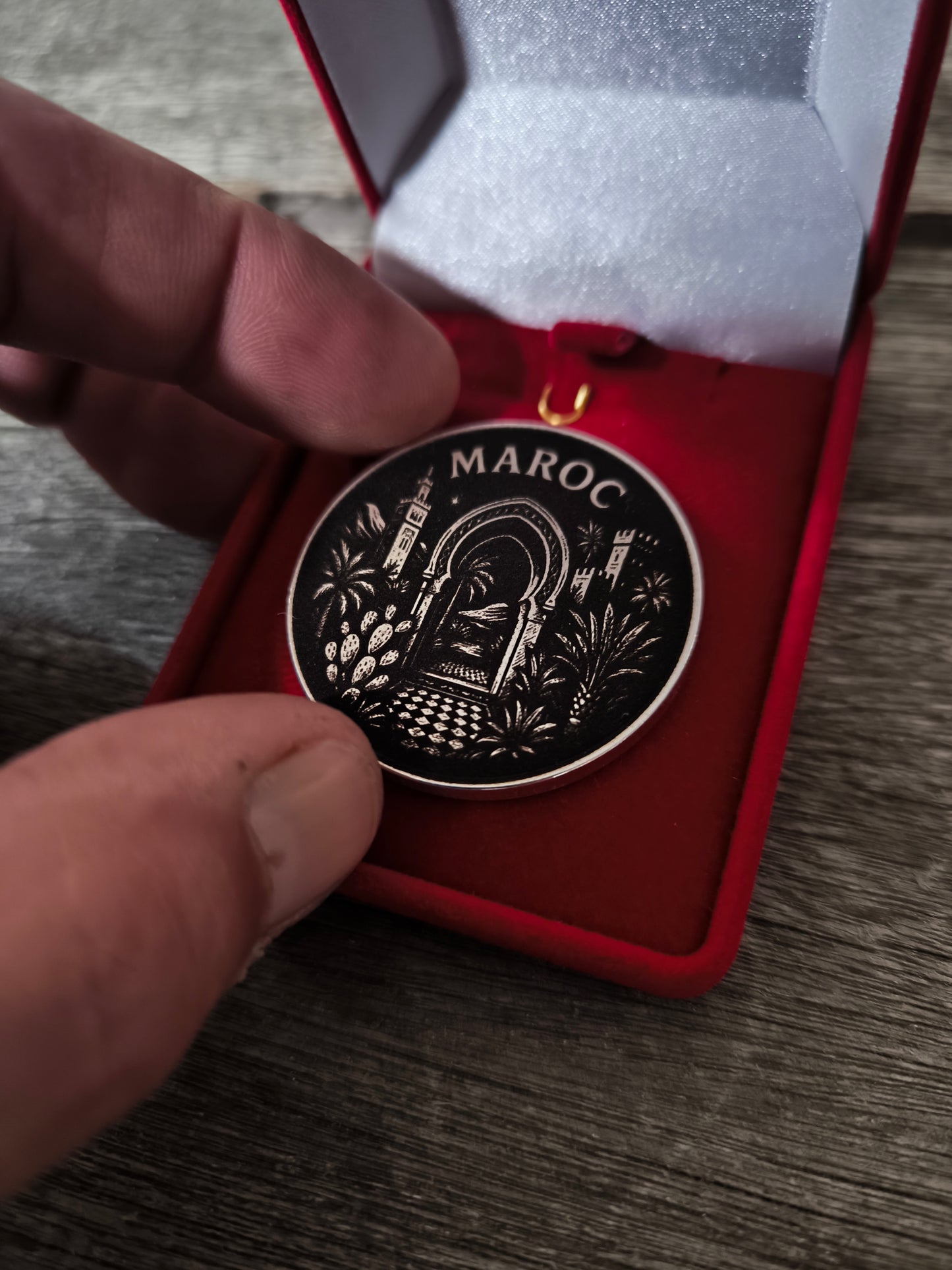 La monnaie a personnalisé " Maroc "