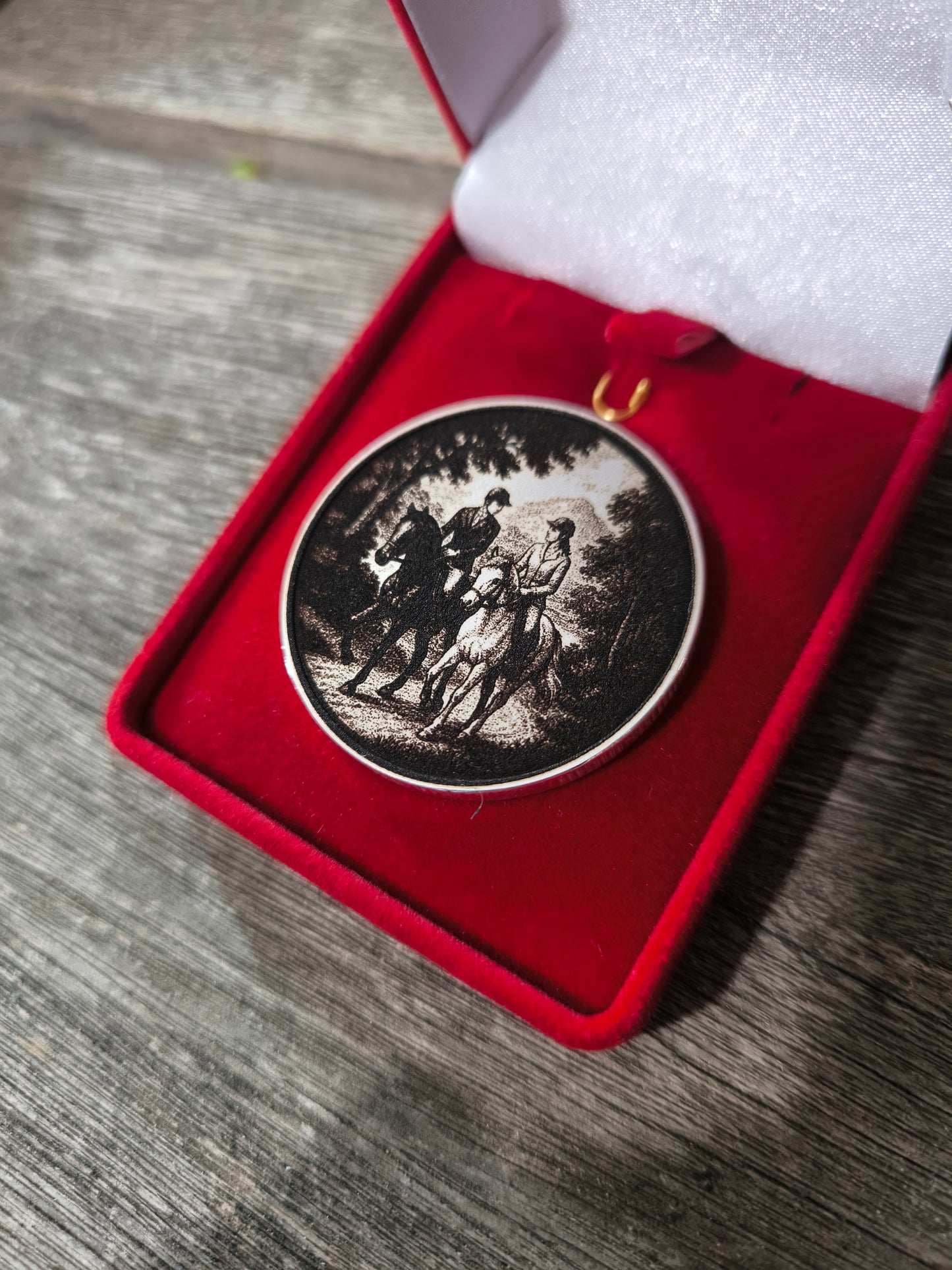 La monnaie a personnalisé " cheval couple "