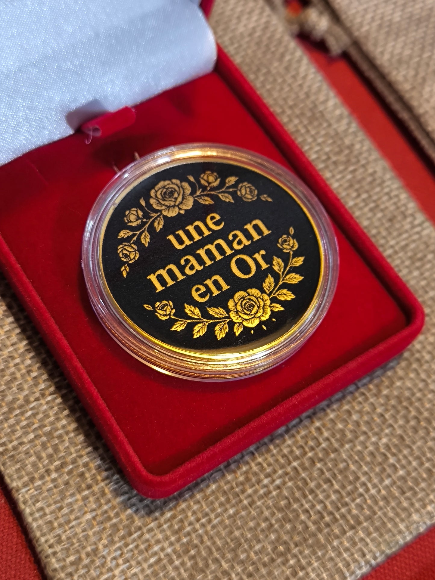 La monnaie à personnaliser "une maman en or"