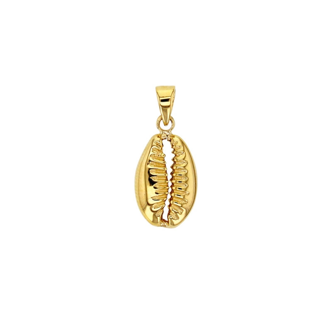 Pendentif coquillage Cauri en Or 375/1000