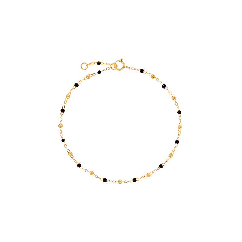 Bracelet Or 750/1000 orné de perles en résine