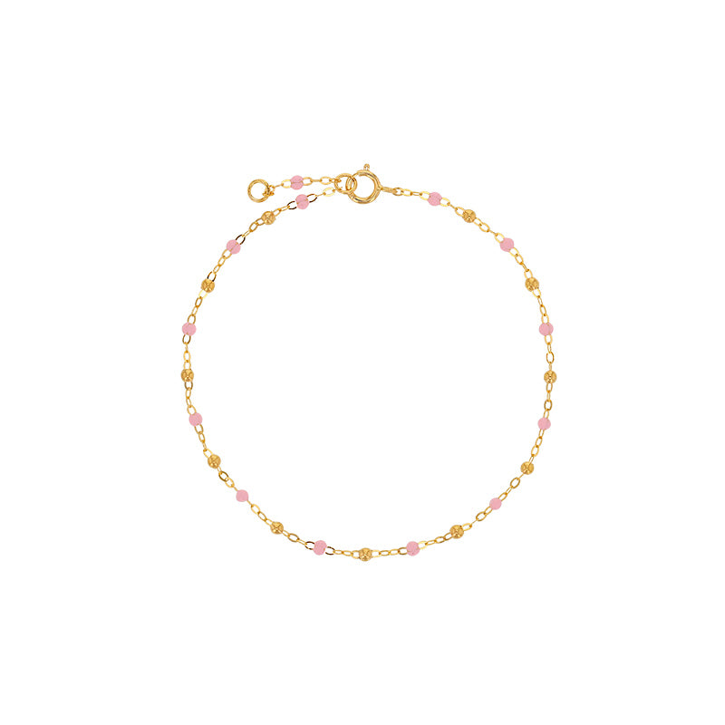 Bracelet Or 750/1000 orné de perles en résine