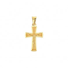 Croix avec le Christ en Or 750/1000