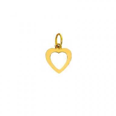 Pendentif coeur ajouré en Or 750/1000