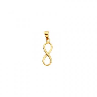 Pendentif infini simple Or 750/1000