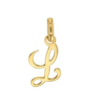 Pendentif initiale L en Or 750/1000