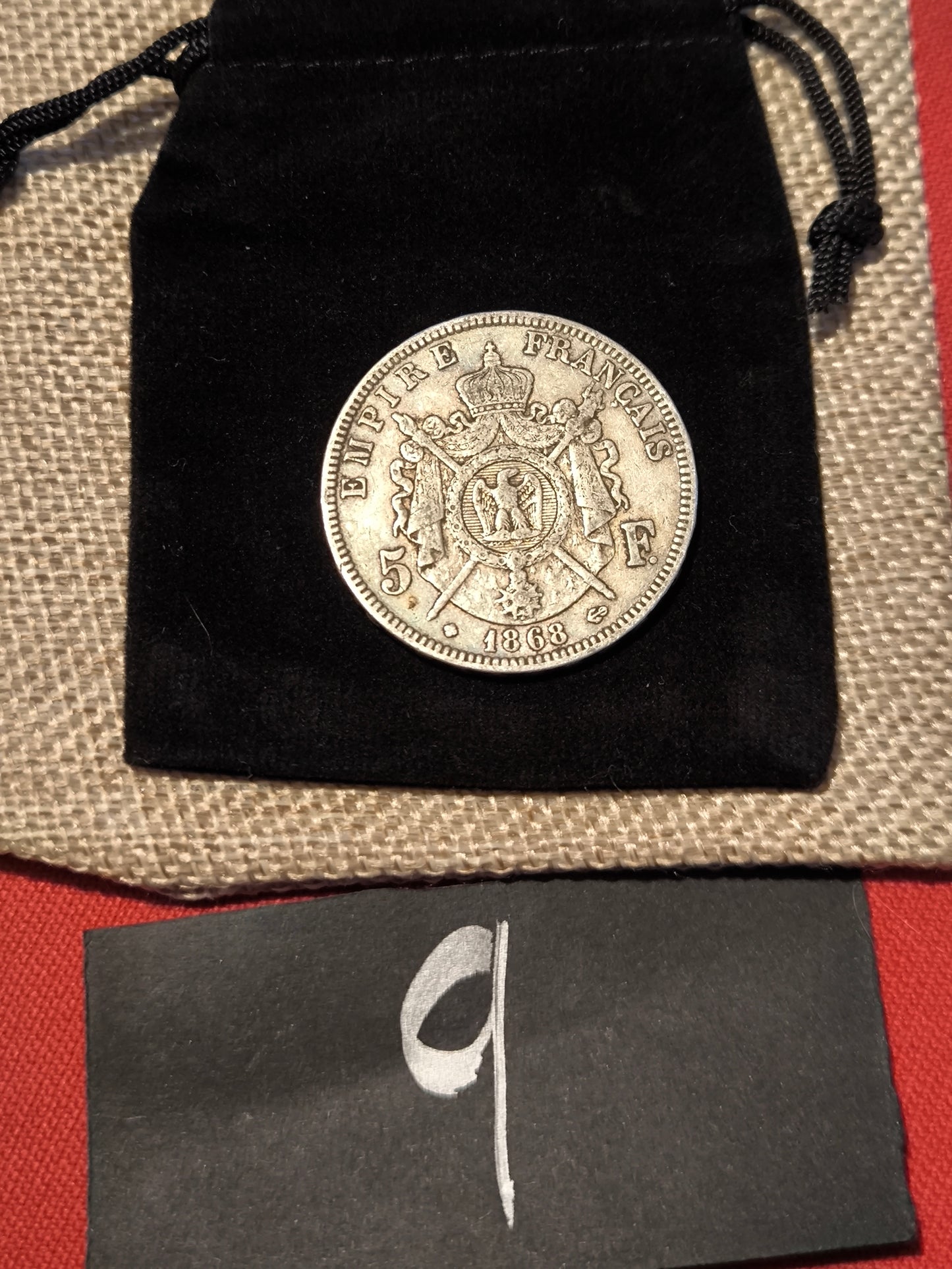 Pièce en argent Napoléon III – Écu de 5 francs