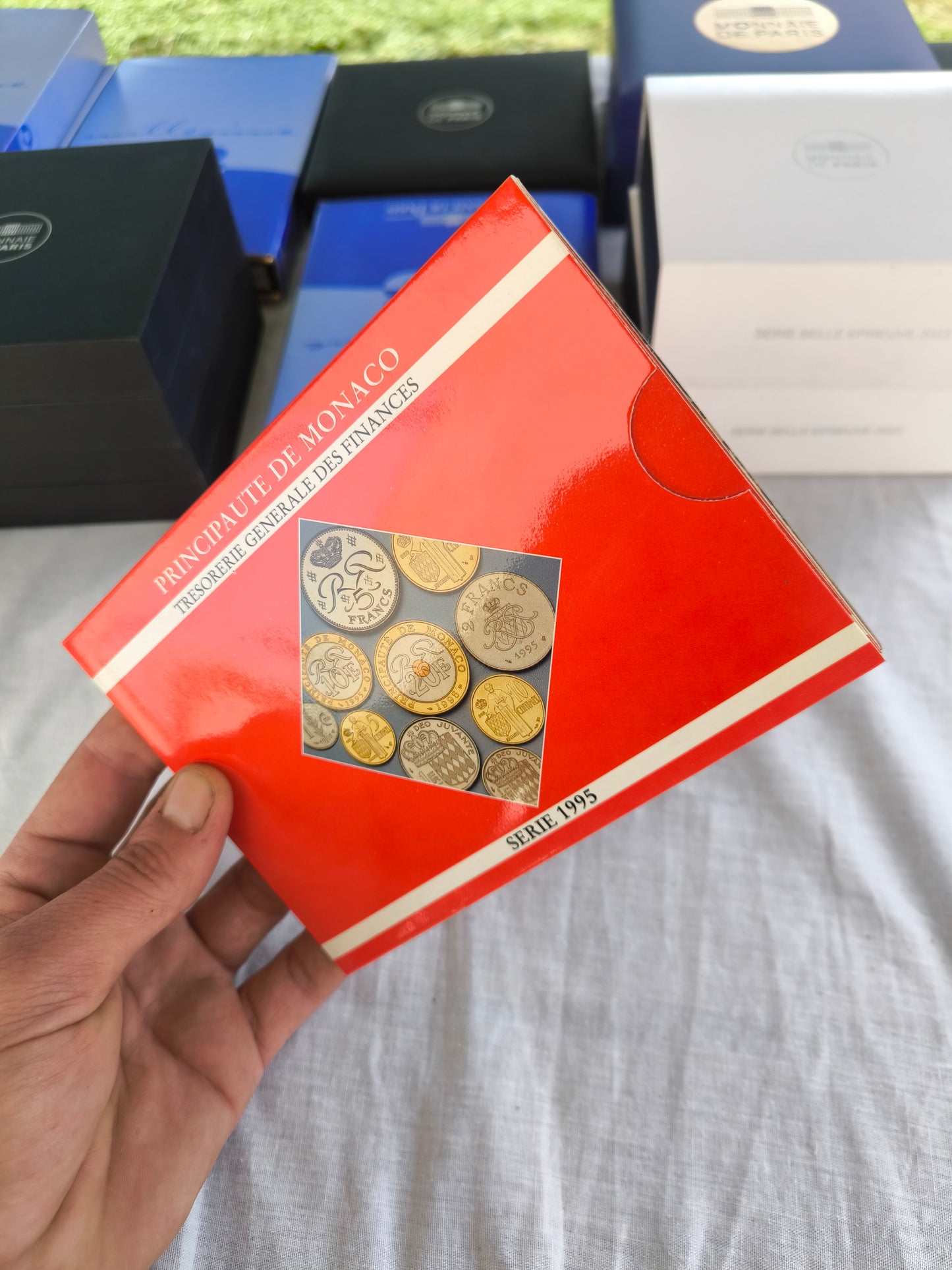 Coffret Officiel Monaco 1995 – Série Complète "Francs"