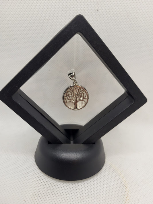 Pendentif arbre de vie argent 925 avec son écrin 3D