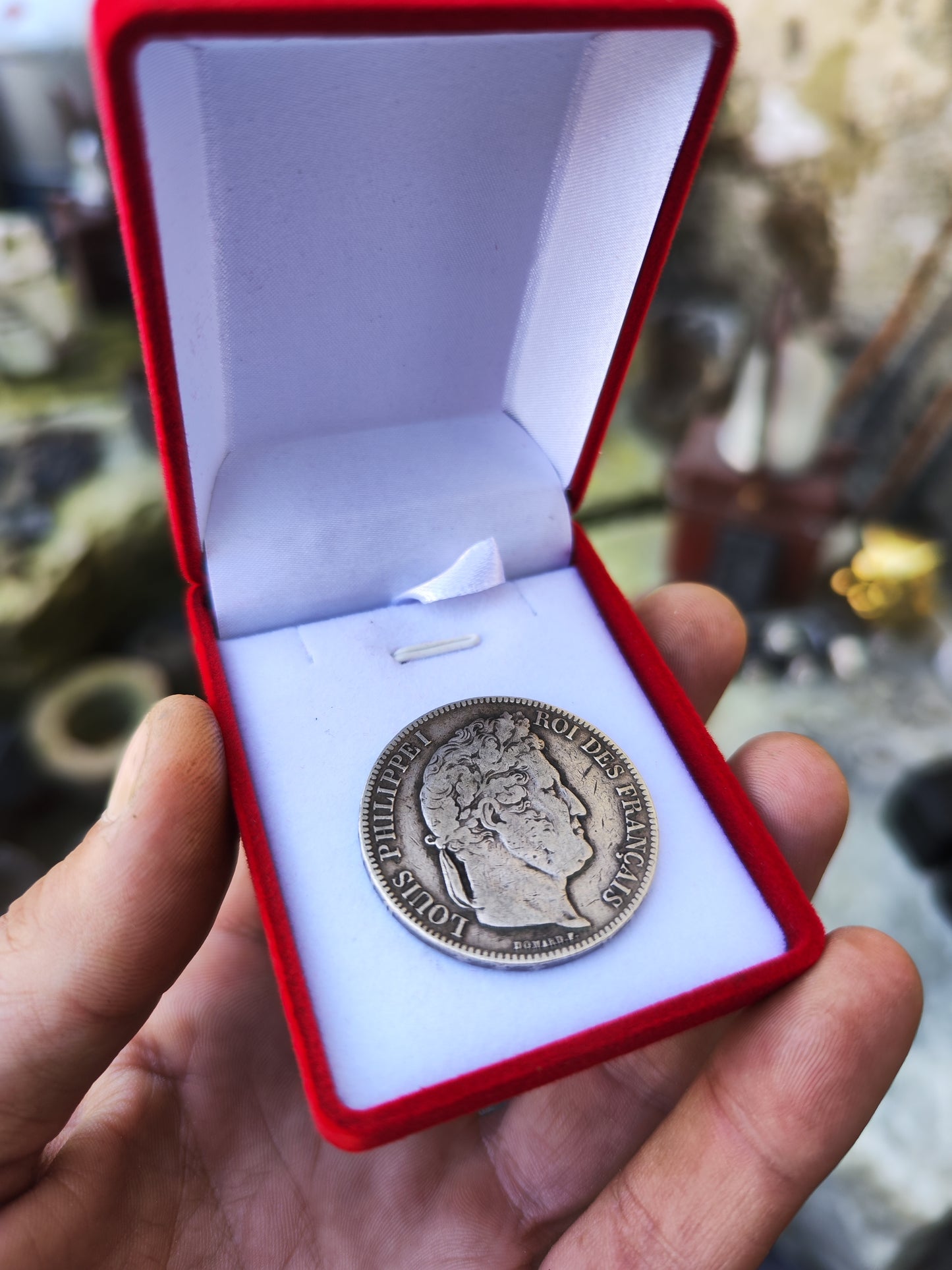 Louis Philippe en argent avec écrin à personnaliser