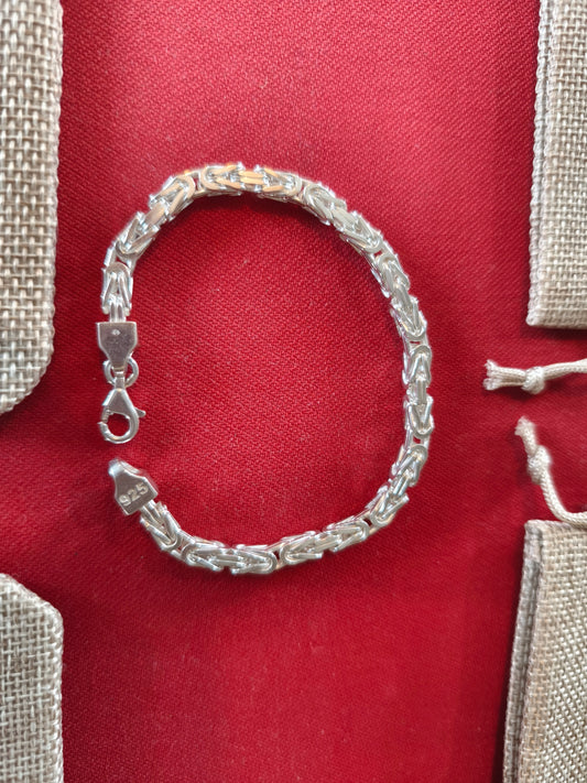Bracelet argent 925/1000 maille royale
