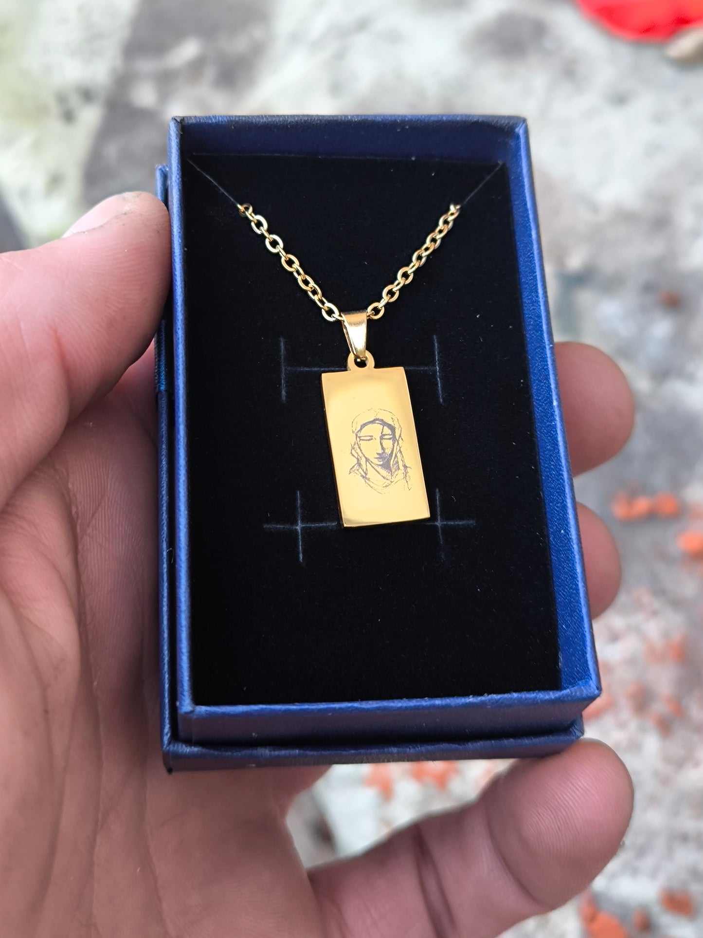le pendentif lingot vierge