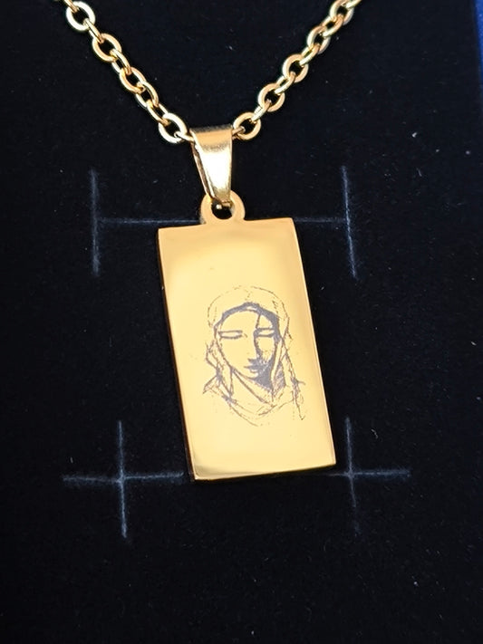 le pendentif lingot vierge