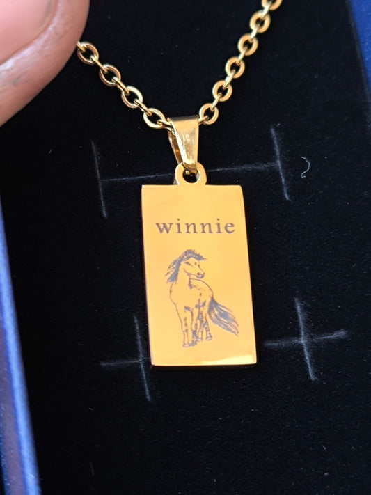 le pendentif lingot cheval