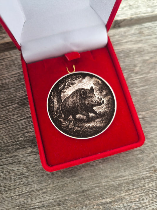 La monnaie personnalisée " sanglier "