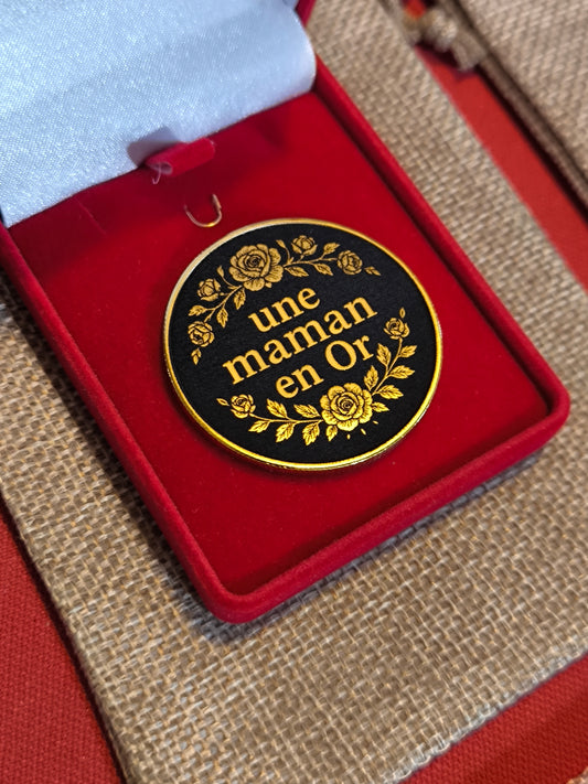 La monnaie à personnaliser "une maman en or"