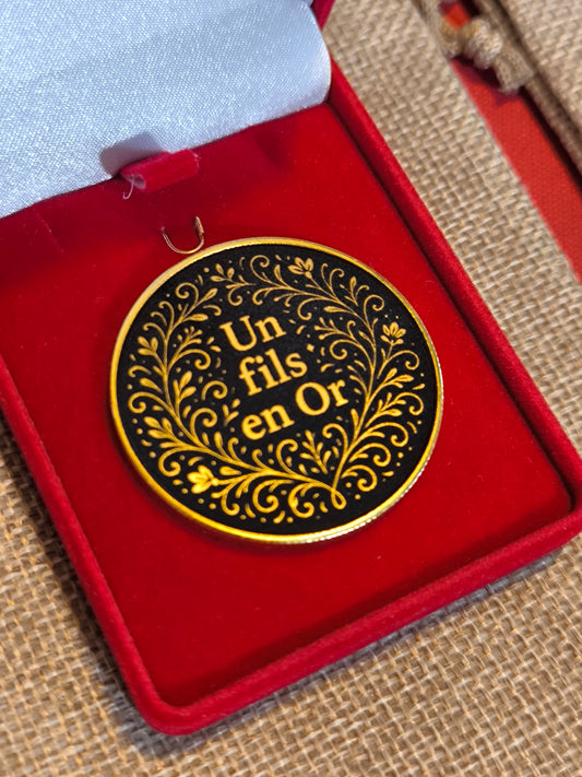 La monnaie à personnaliser "un fils en or"