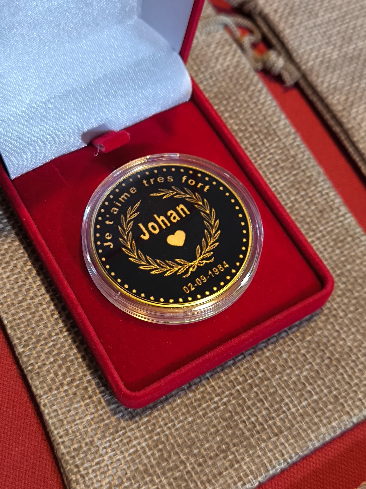 La monnaie à personnaliser "un grand-père en or"