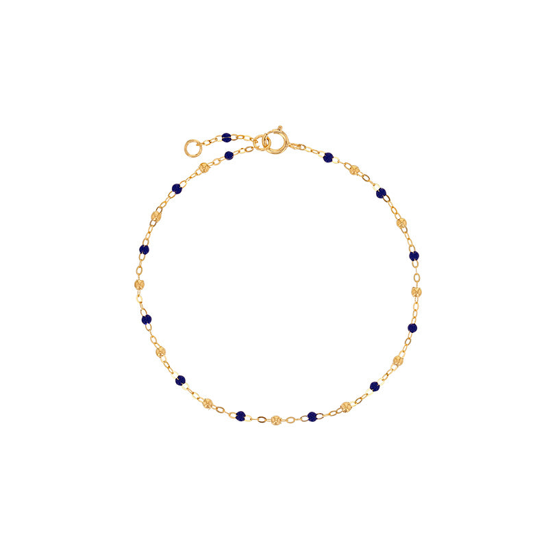 Bracelet Or 750/1000 orné de perles en résine