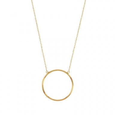 Collier grand cercle Or 750/1000 diam. 23mm