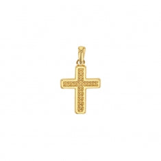 Croix avec motifs croisés en Or 750/1000