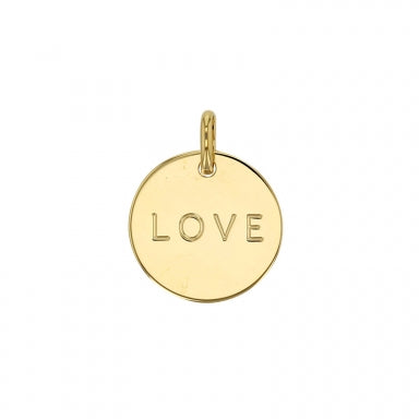 Médaille "LOVE" plaqué or