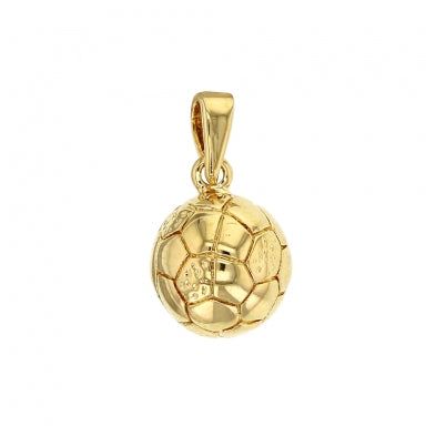 Pendentif ballon de foot en Plaqué or