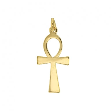 Pendentif croix égyptienne en Plaqué or
