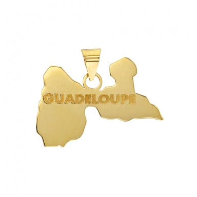 Pendentif Guadeloupe en Or 750/1000