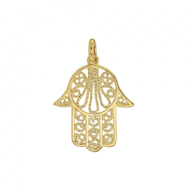 Pendentif main de Fatma en Plaqué or