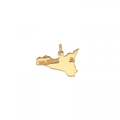 Pendentif Sicile en Or 750/1000