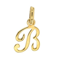 Pendentif initiale B en Or 750/1000