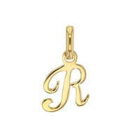 Pendentif initiale R en Or 750/1000