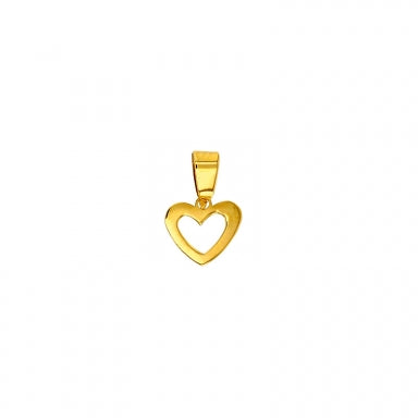 Petit pendentif coeur en Or 750/1000