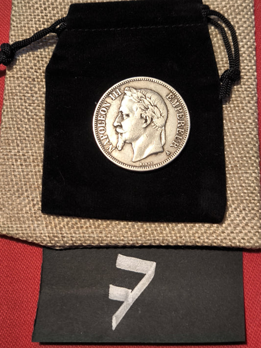 Pièce en argent Napoléon III – Écu de 5 francs