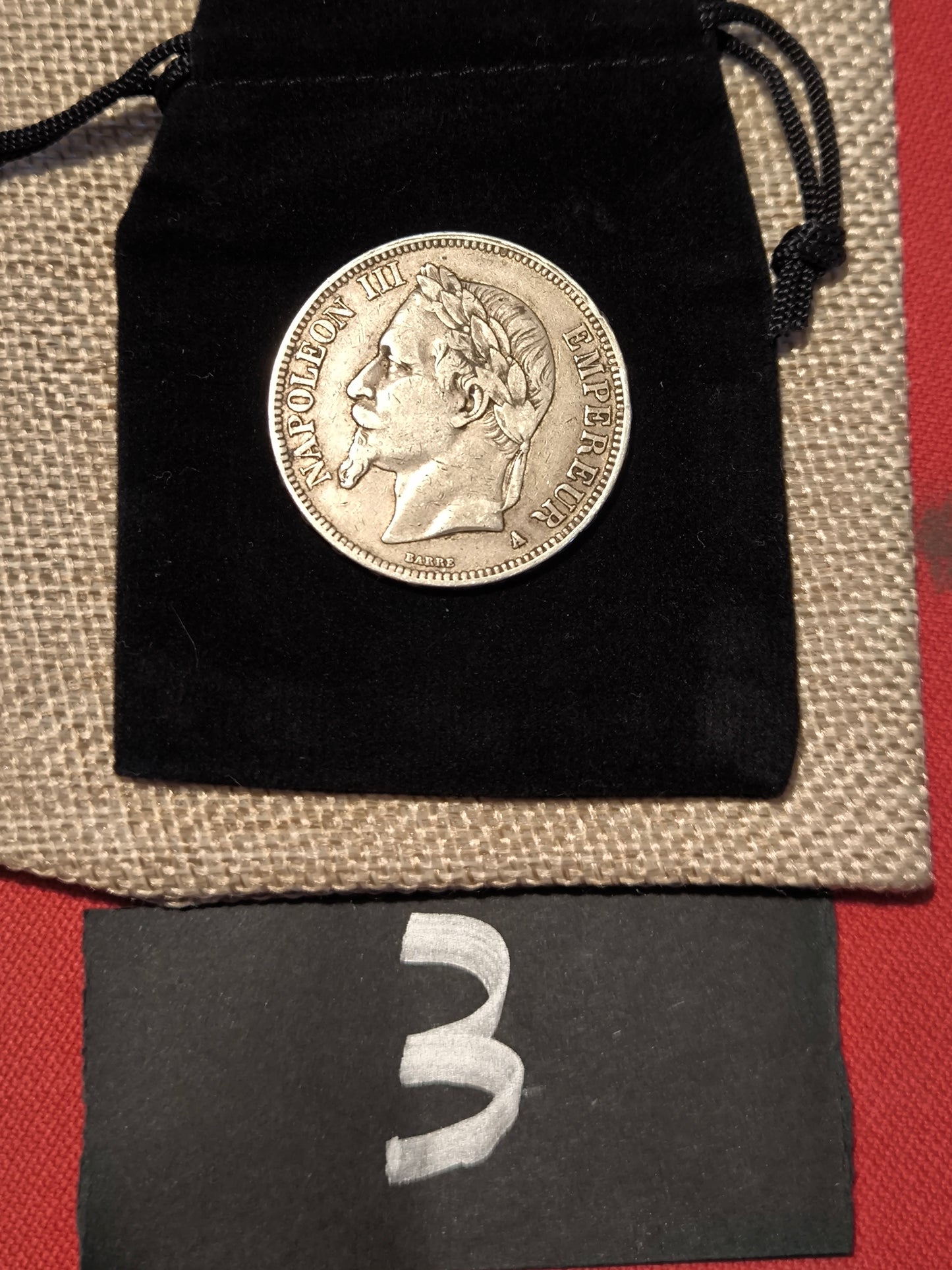 Pièce en argent Napoléon III – Écu de 5 francs