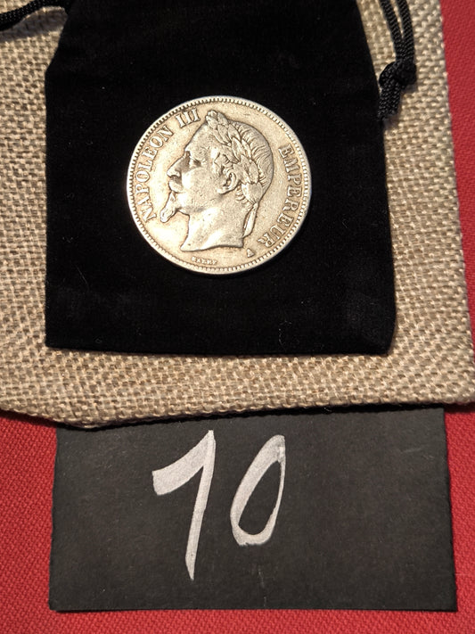 Pièce en argent Napoléon III – Écu de 5 francs