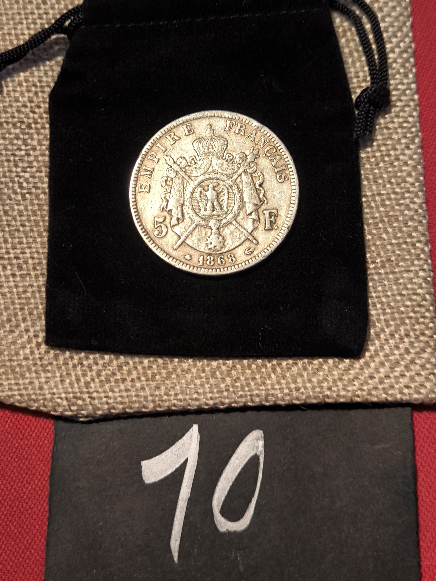 Pièce en argent Napoléon III – Écu de 5 francs