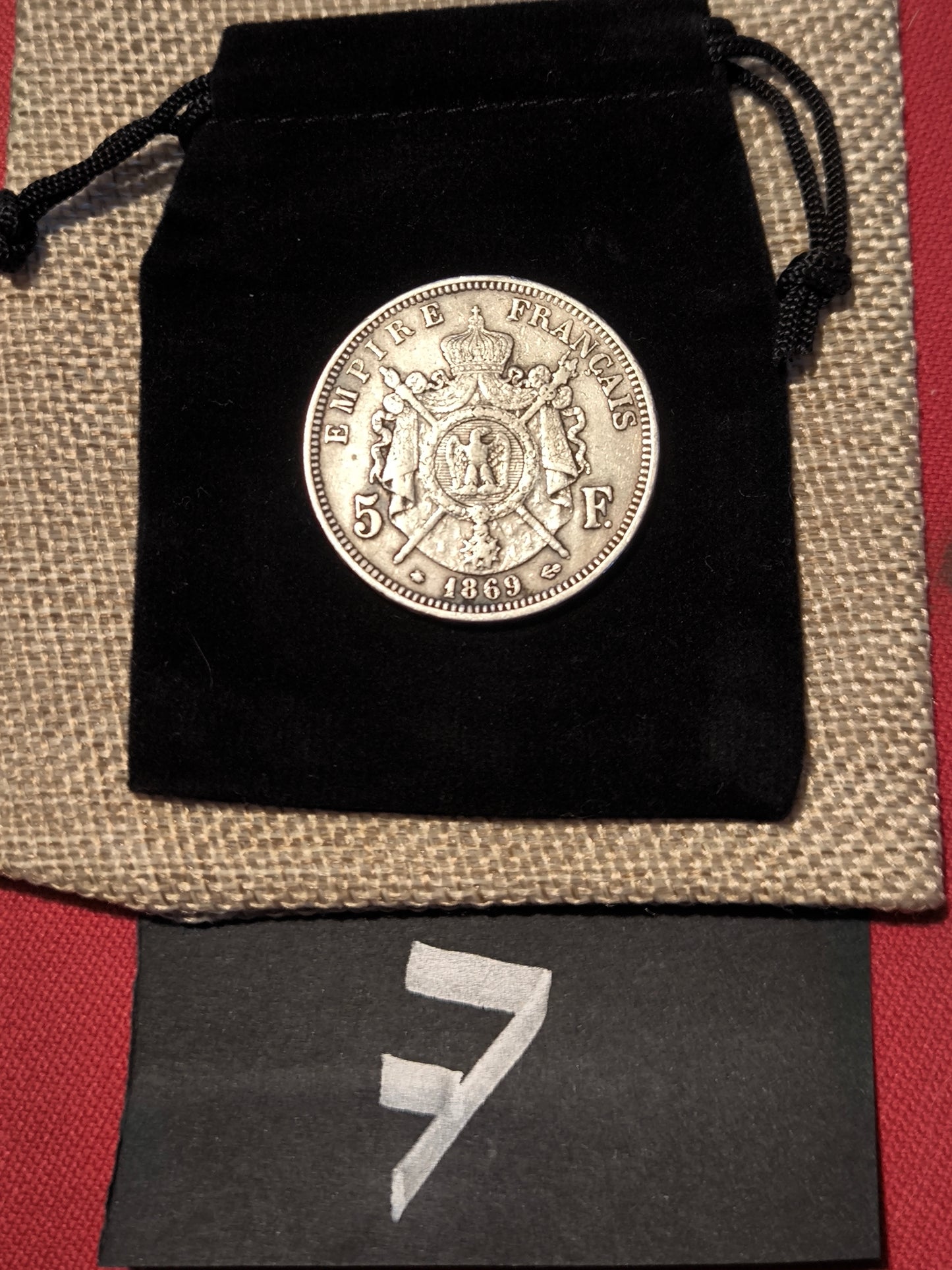 Pièce en argent Napoléon III – Écu de 5 francs