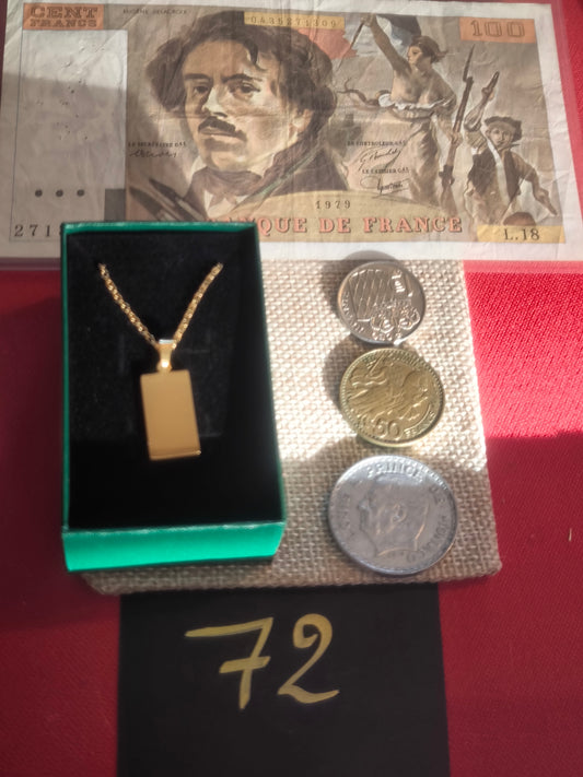 Pochette du lingoteur n° 72