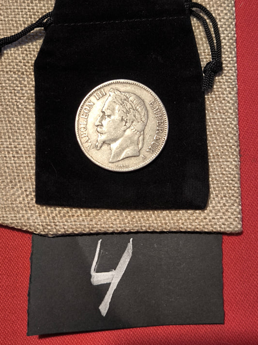 Pièce en argent Napoléon III – Écu de 5 francs