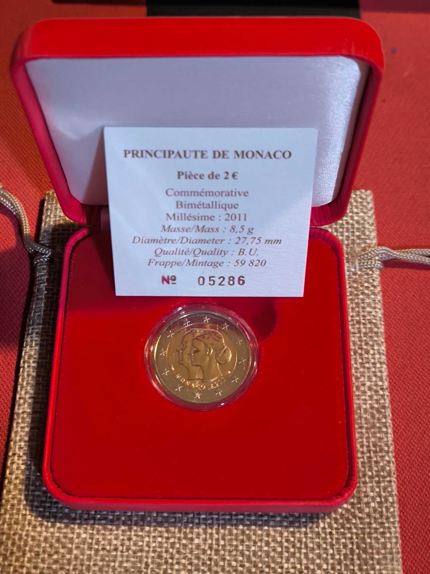 Coffret 2 euros monaco 2011