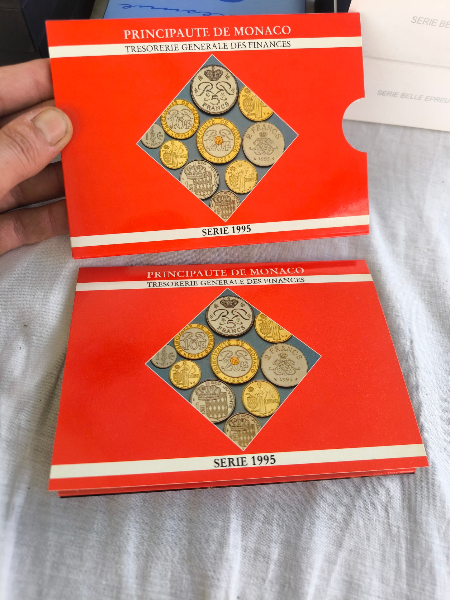 Coffret Officiel Monaco 1995 – Série Complète "Francs"