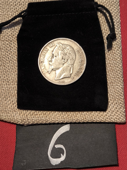 Pièce en argent Napoléon III – Écu de 5 francs