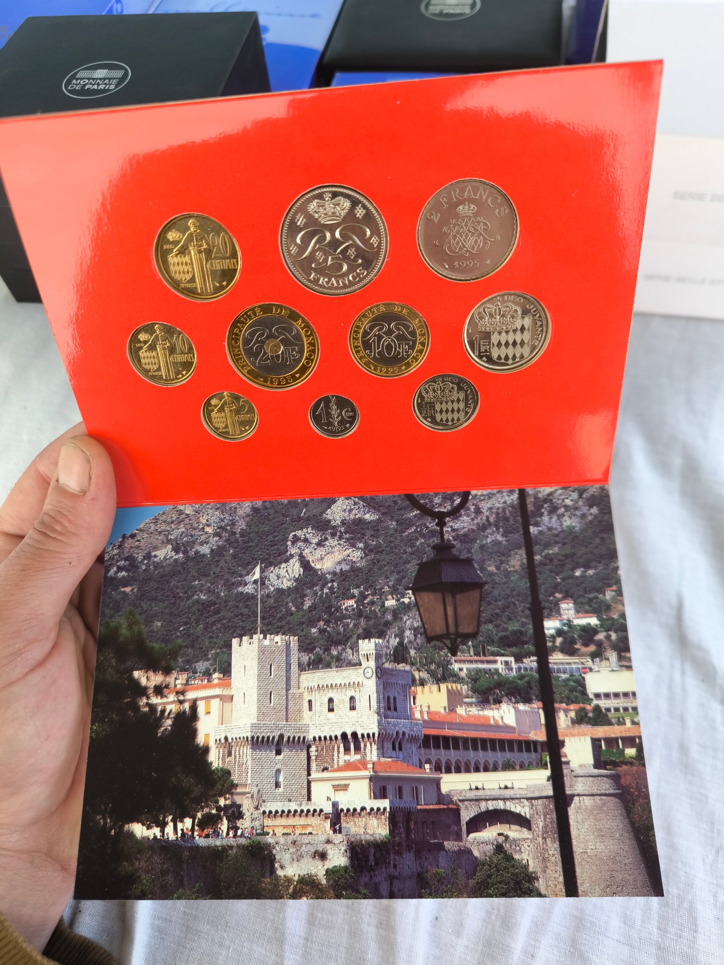 Coffret Officiel Monaco 1995 – Série Complète "Francs"