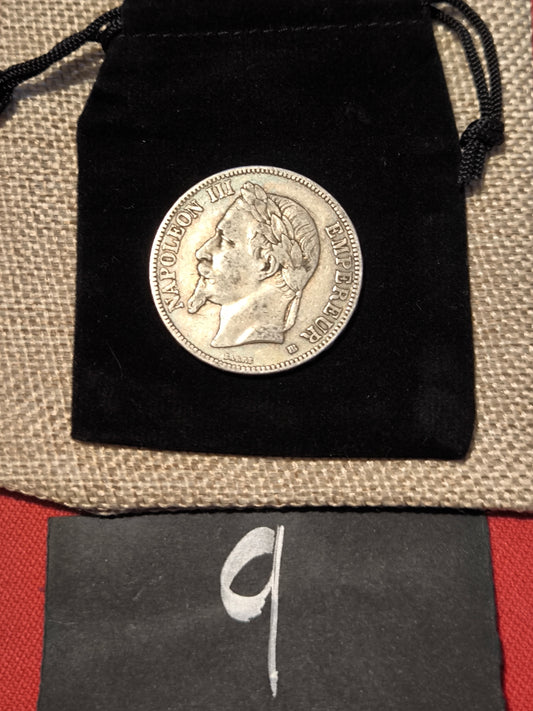 Pièce en argent Napoléon III – Écu de 5 francs